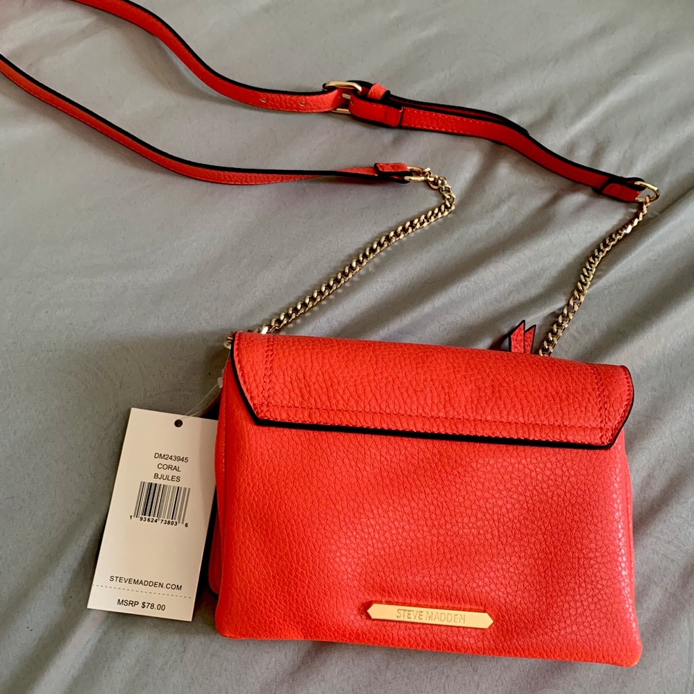Coral Steve Madden crossbody